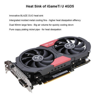 49% OFF Colorful NVIDIA GeForce GTX iGame 1050Ti GPU 4GB 128bit Gaming 4096M Video Graphics Card with Two Cooling Fan,limited offer $169.99 from TOMTOP Technology Co., Ltd